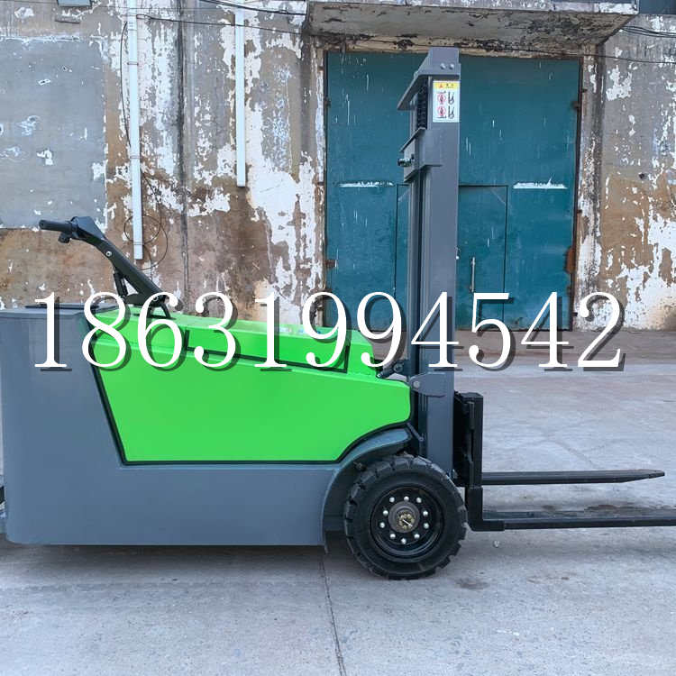 皮山县小型电动叉车1吨2吨步行站驾式电瓶堆高充电装卸车液压升降车铲车